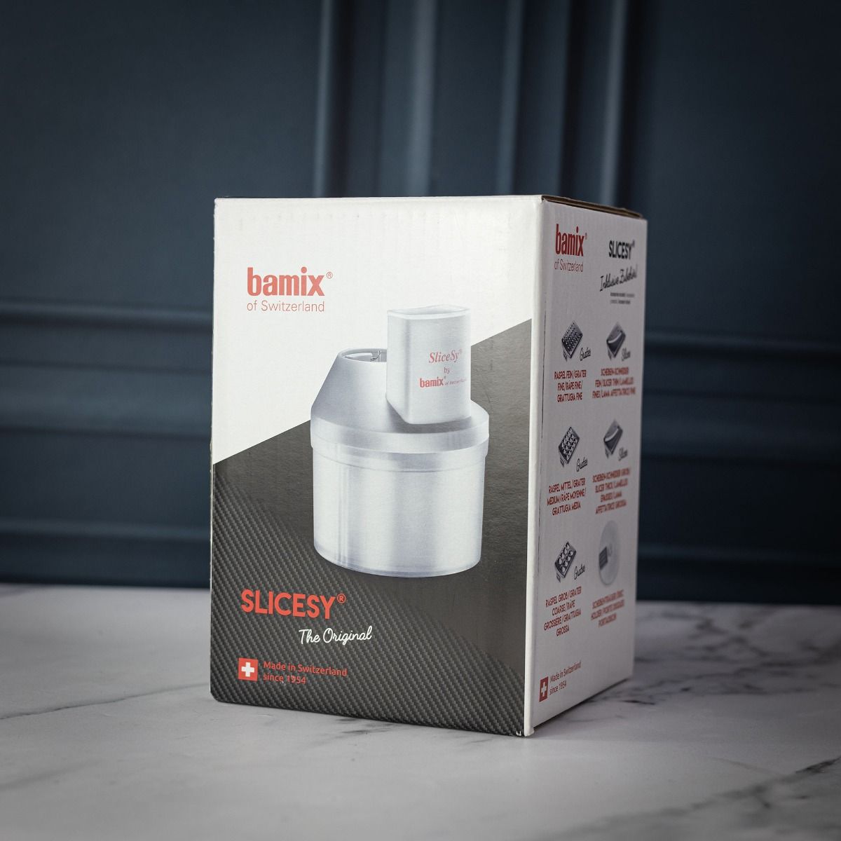 Bamix SliceSy All-in-One Food Processor Set - Grey | Home & G