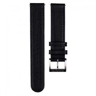 Black Leather 18mm Strap Extra Long (Fits 35mm Face / 18mm Lug)