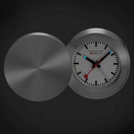 Mondaine Classic Travel Alarm Clock - 5.1mm Case